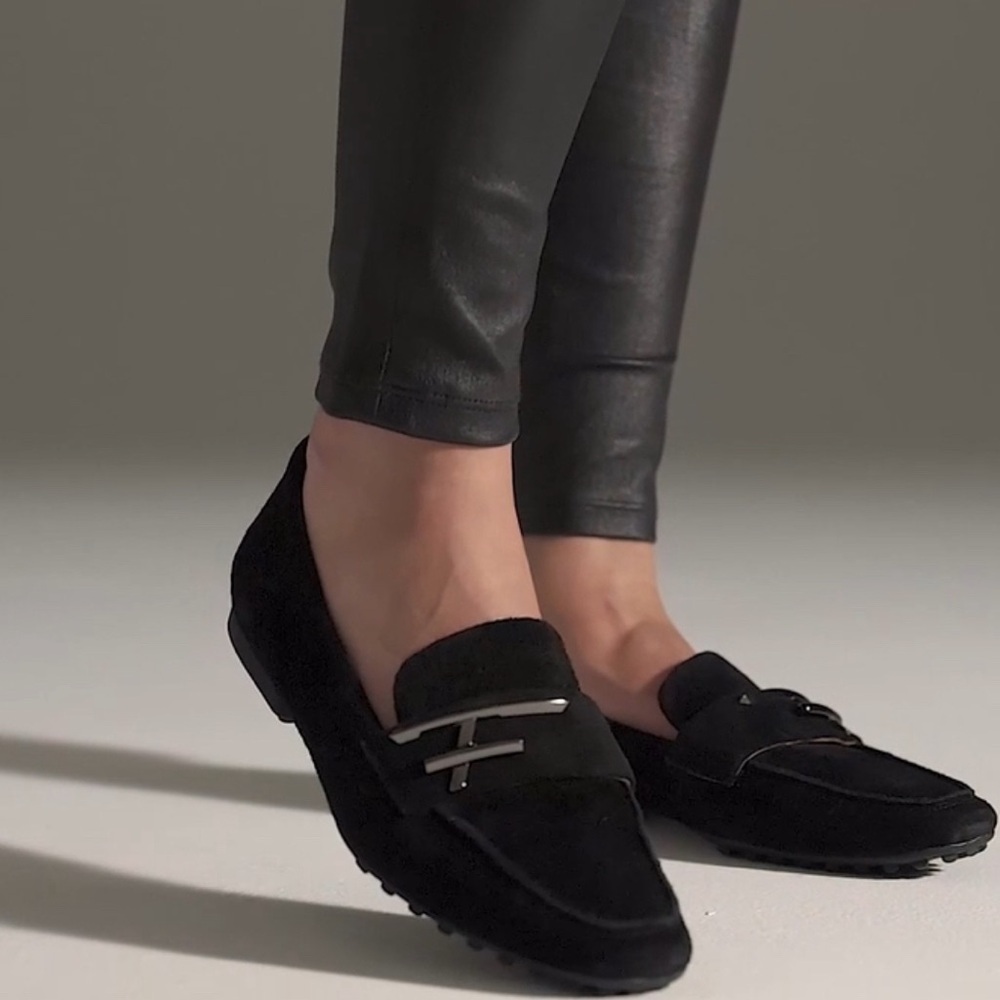 FRANCO SARTO Petola Leather Slip-on In Black Size 8 NWOT - Picture 10 of 10